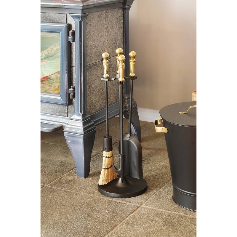 Achla Designs Holden Set of 4 Mini Fireplace Tools, 22 Inch Tall