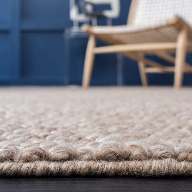 SAFAVIEH Natura Gerta Handmade Wool Area Rug - 2'3" x 8' Runner - Brown
