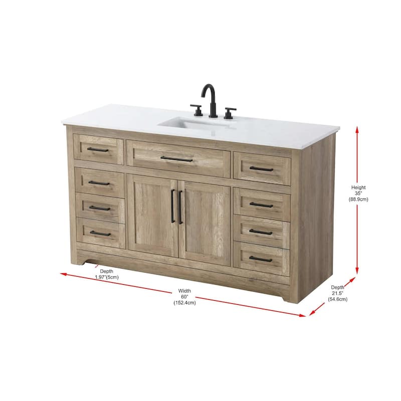 Nathaniel Single Bathroom Vanity (48-60 inch)