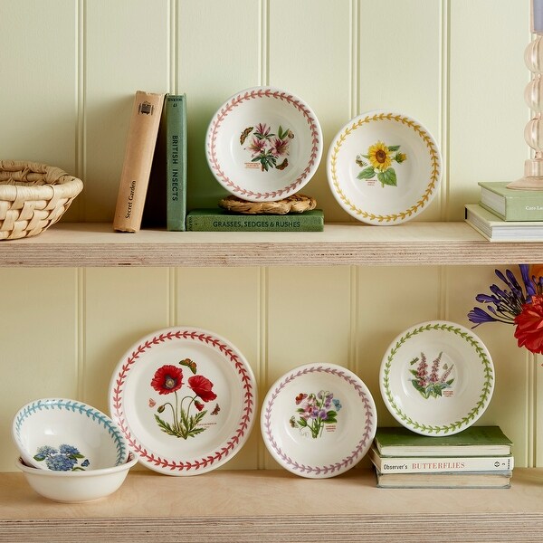 Portmeirion Botanic Garden Set of 6 Meadow Mini Bowls - 5 in - Bed
