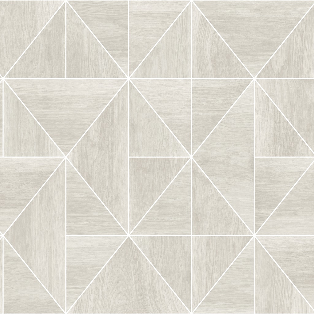 NuWallpaper Taupe Lazlo Peel & Stick Wallpaper - 216in x 20.5in x 0.025in