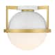 Option White / Warm Brass