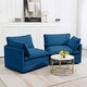 preview thumbnail 116 of 150, Corduroy Sectional Sofa with Removable Ottomans & Ultra-soft Cushions for Living Room & Bedroom