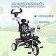 preview thumbnail 4 of 5, 7 in 1 Folding Toddler tricycle w/Removable Adjustable Push Handle
