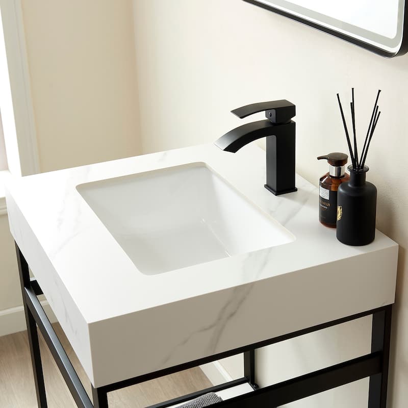 Miseno MV702524 Funes 24" Free Standing Single Basin Vanity Set with