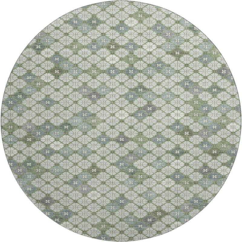 Premium Washable Super Soft Modern Mosaic Mayfield Rug