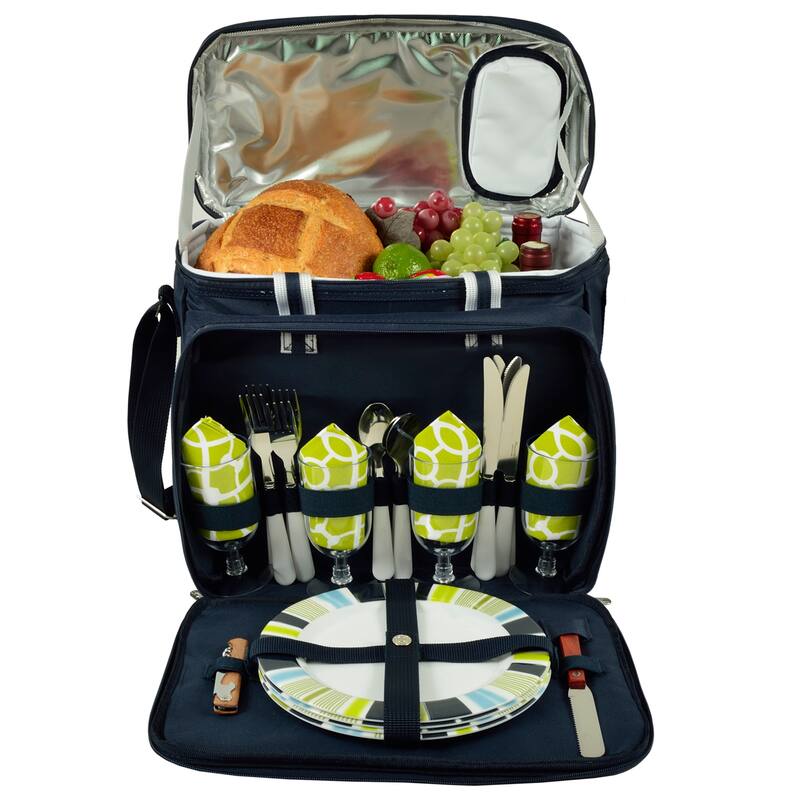 NCAA Georgia Tech Yellow Jackets Insulated Equipped Picnic Cooler for Four