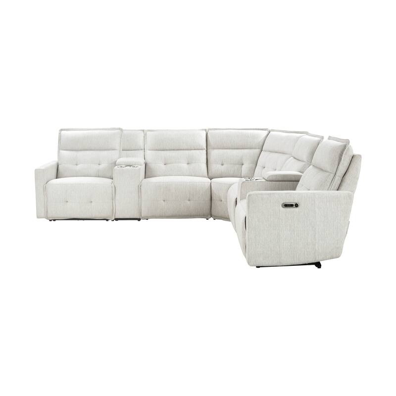Autrey 7-Piece Fabric Modular Power Reclining Sectional