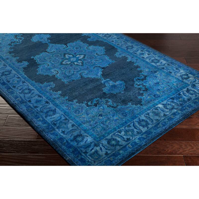Hand-Tufted Linhope Oriental Wool Area Rug
