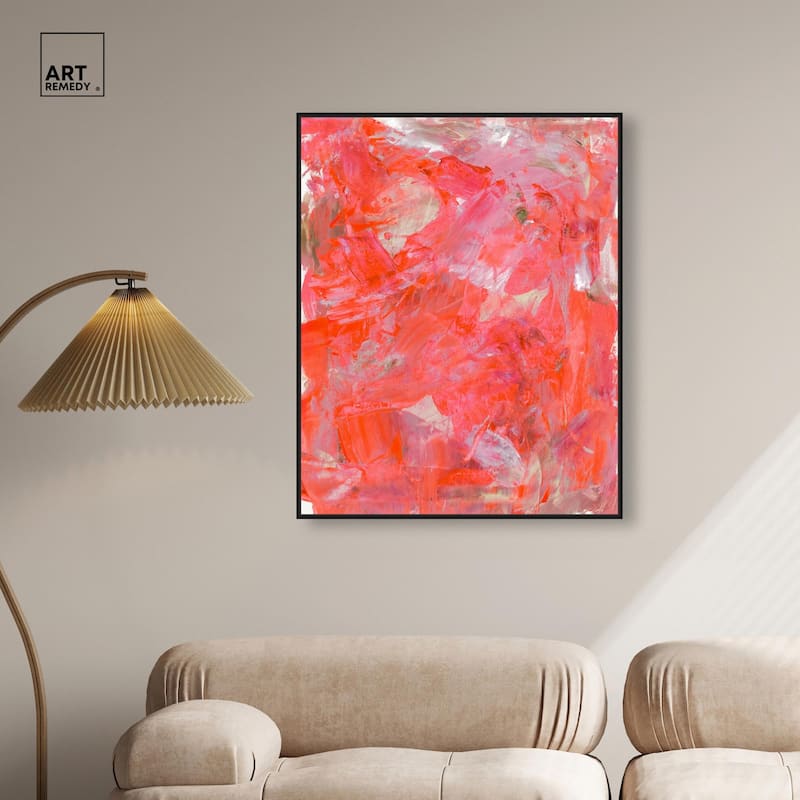 Shades of Red I Canvas by Art Remedy