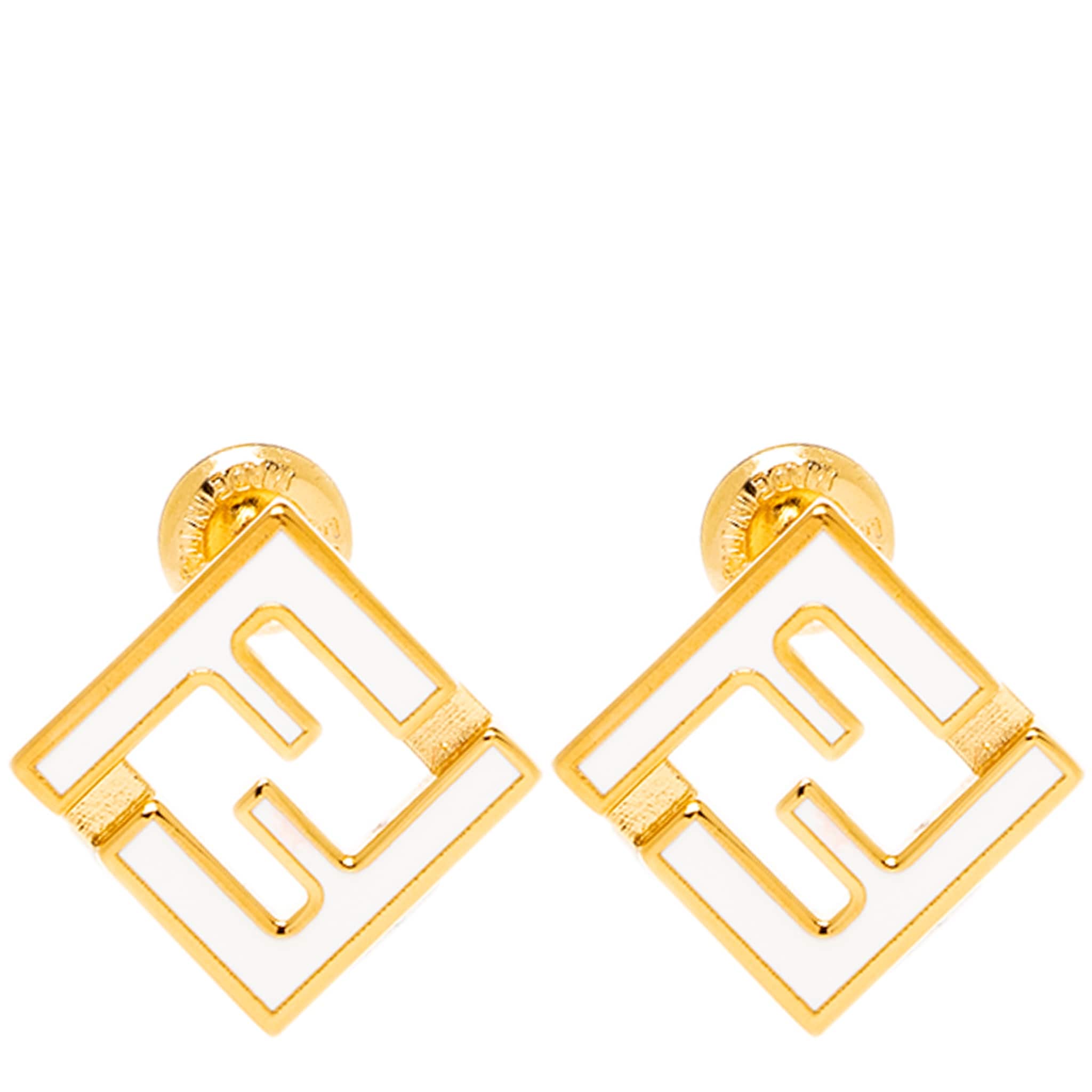 Fendi Forever Earrings in Enamel
