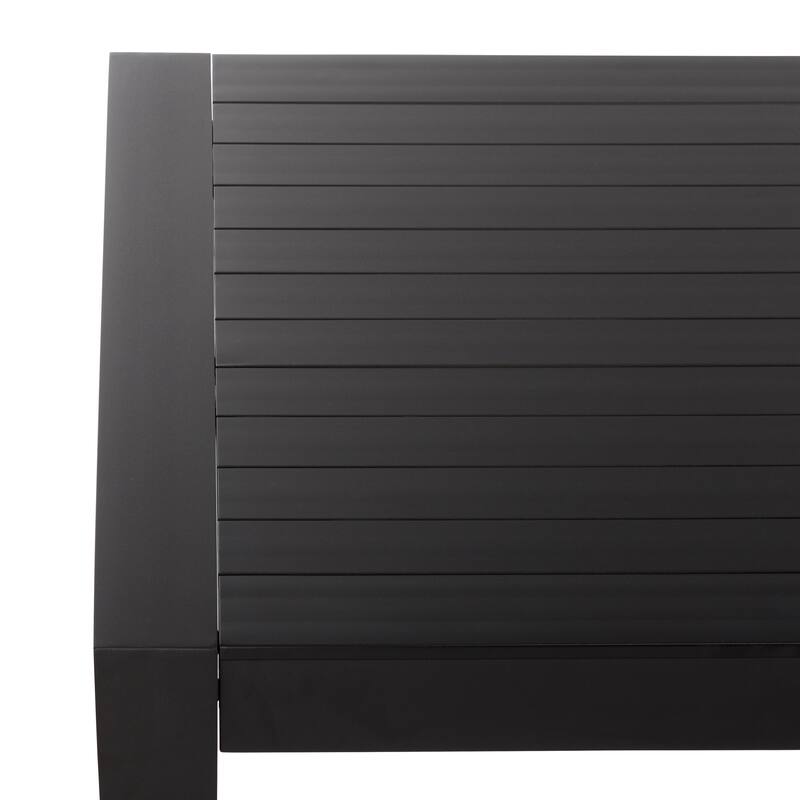 SAFAVIEH Outdoor Living Fash Aluminum 4 Leg Dining Table - 71"W x 37"D x 29"H