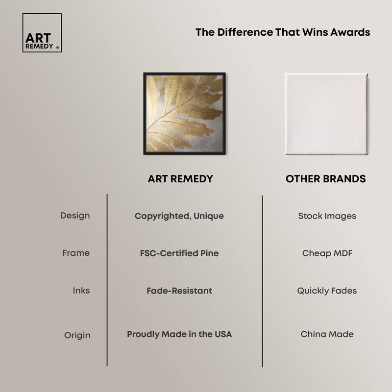Golden Canopy (I) Canvas by Art Remedy