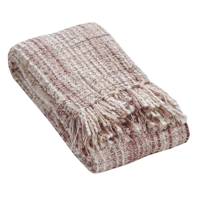 Florence Luxury Throw Blanket 50x60 Soft Cozy Throw for Sofa and Bed.