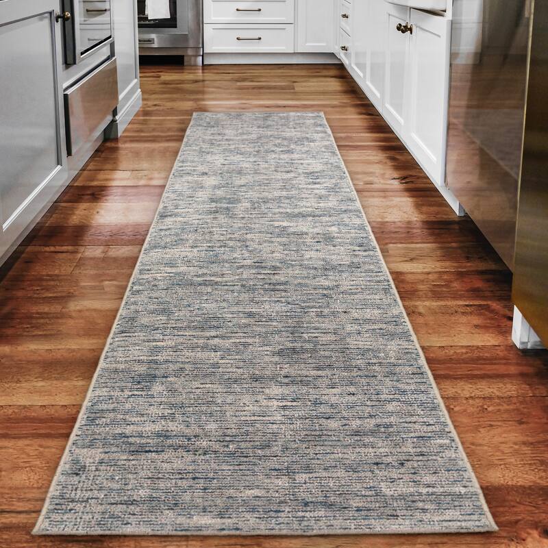 Addison Villager Textured Solid Wool and Viscose Area Rug