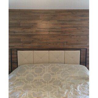 Porch & Den Rigdon Tufted Natural Linen Headboard