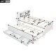 preview thumbnail 6 of 26, Twin Size Platform Kids Bed Frame with Storage Headboard, USB, Twin Size Trundle and 3-Drawers for Bedroom, White