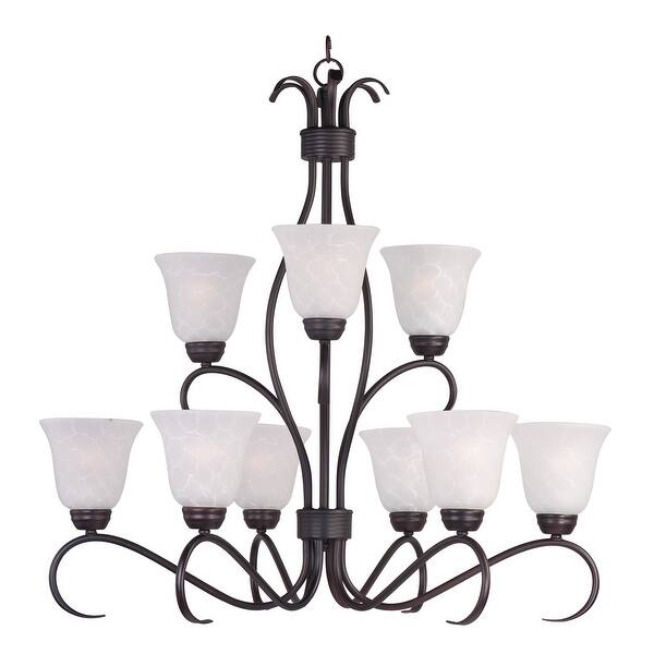 slide 1 of 1, Basix 9-Light Chandelier