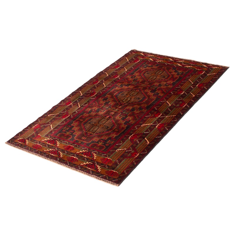 Teimani Brown Rug 3'11" x 7'0" - 3'11 x 7'0