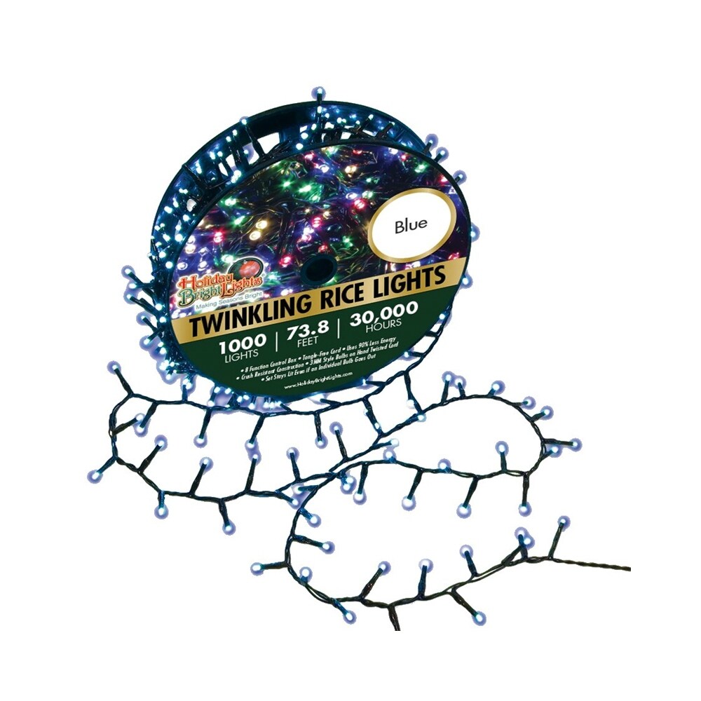 Shop Holiday Bright Lights Led 3mr1000 Gbl Twinkling Cluster
