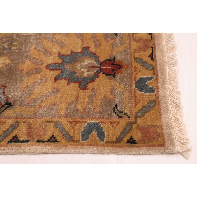 ECARPETGALLERY Hand-knotted Jules Serapi Ivory Wool Rug - 7'11 x 9'11