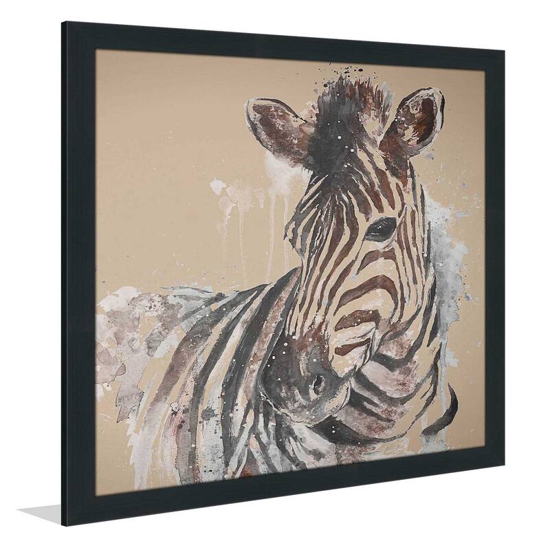"Sandstone Zebra (Square)" Print on Acrylic