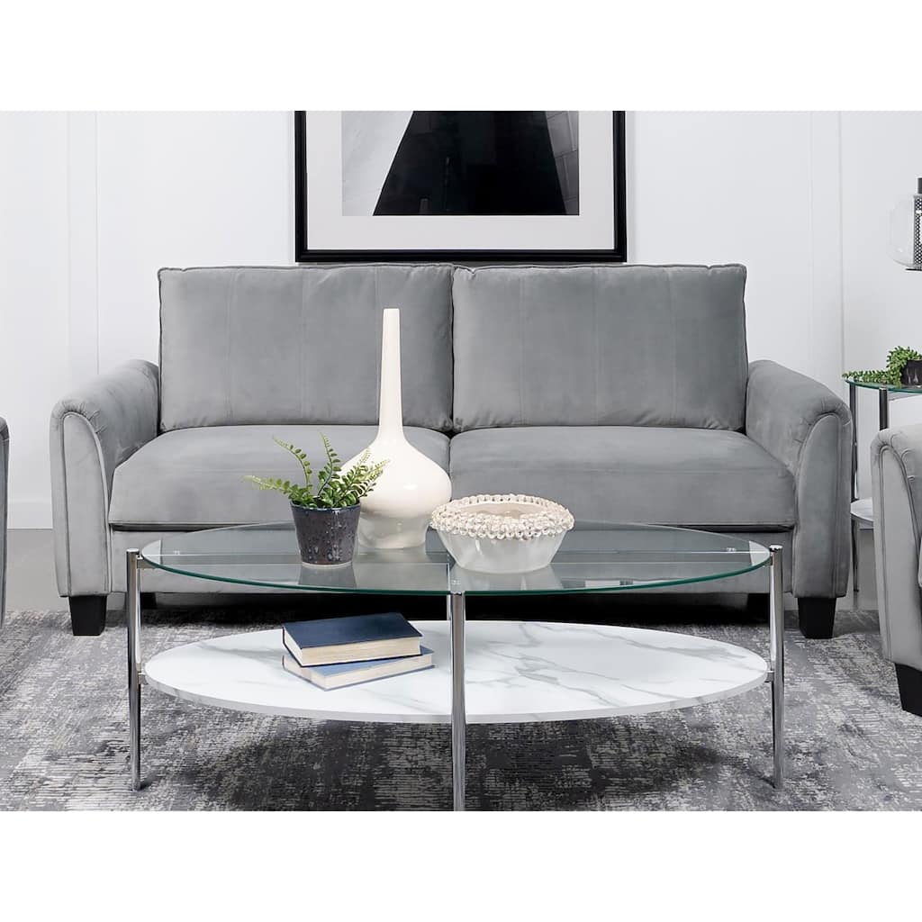 Dixon Grey Upholstered Sofa