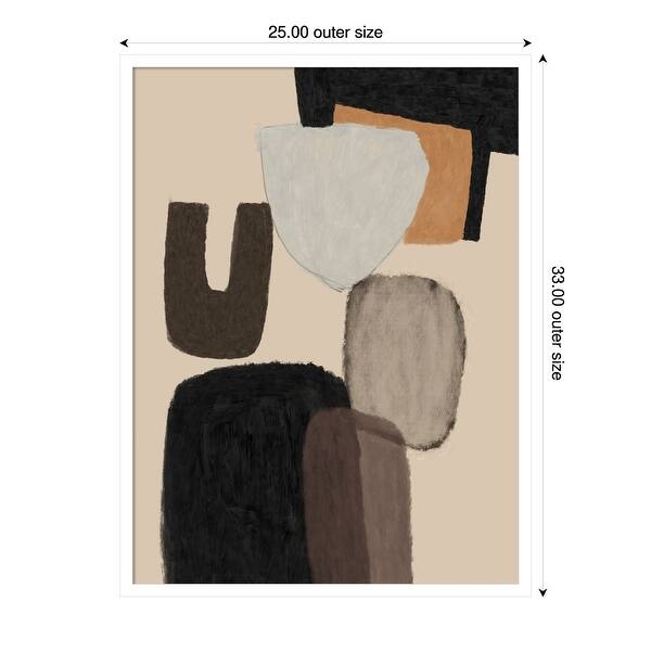 dimension image slide 17 of 18, Everywhere by Dan Hobday Wood Framed Wall Art Print