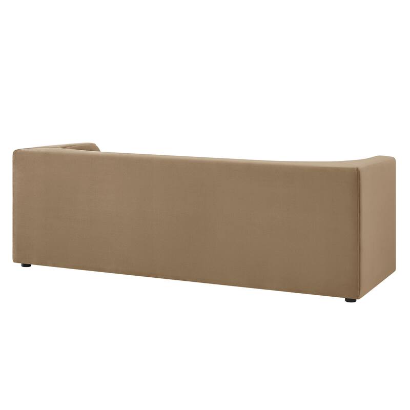 Hilda 86" Curved Back Performance Velvet Sofa