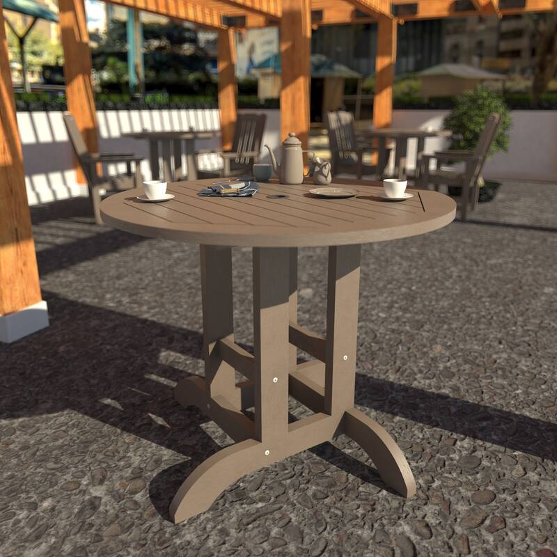 HIGHWOOD Commercial Grade 36" Round Bistro Dining Height Table