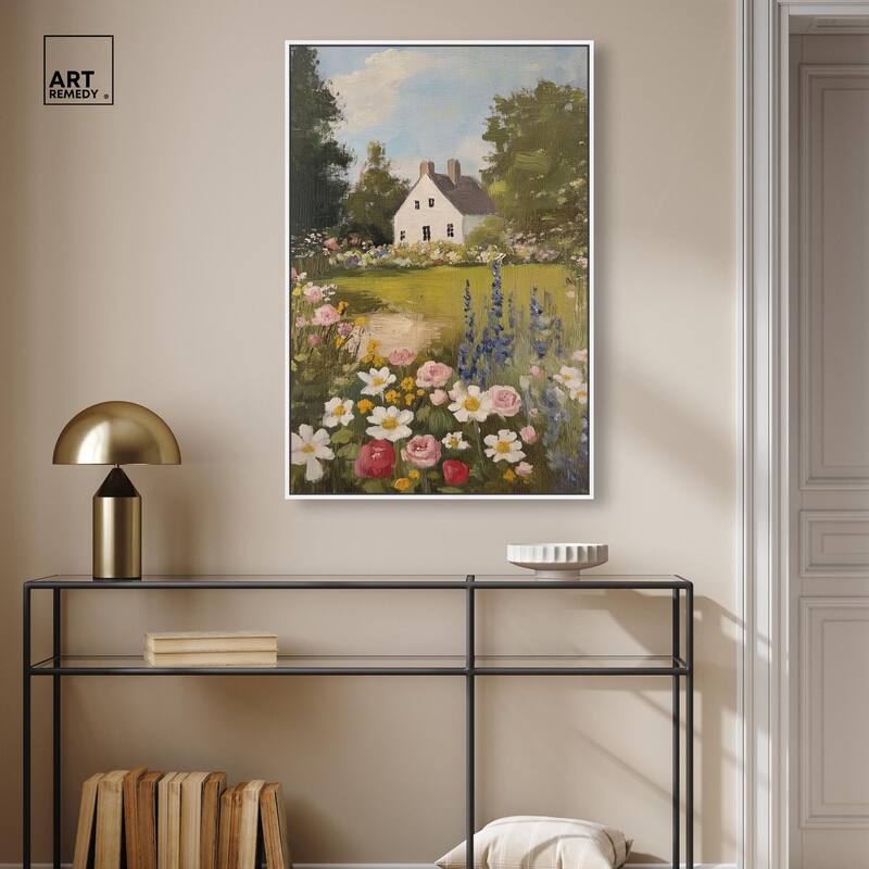 Floral Farmhouse I Canvas by Art Remedy