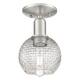 Option Brushed Satin Nickel / Clear Basketweave