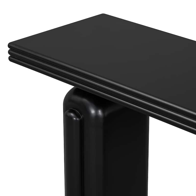 Chic, Elegant and Luxurious Acacia Veneer Console Table,Suitable for Entryway, Hallway, Living Room, Foyer, Corridor