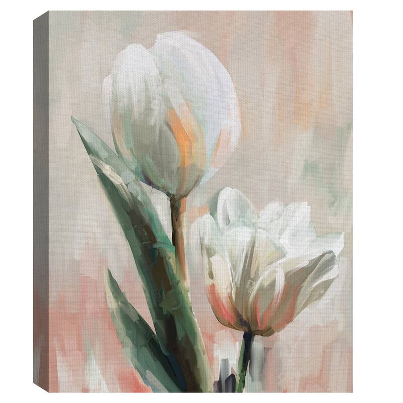 Tulip Duets I, II by Studio Arts Canvas Art Prints