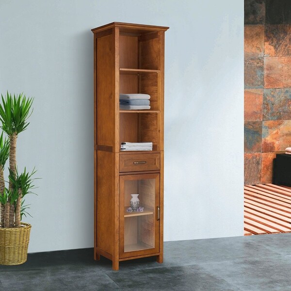 Bathroom Storage Cabinet Oak – Rispa