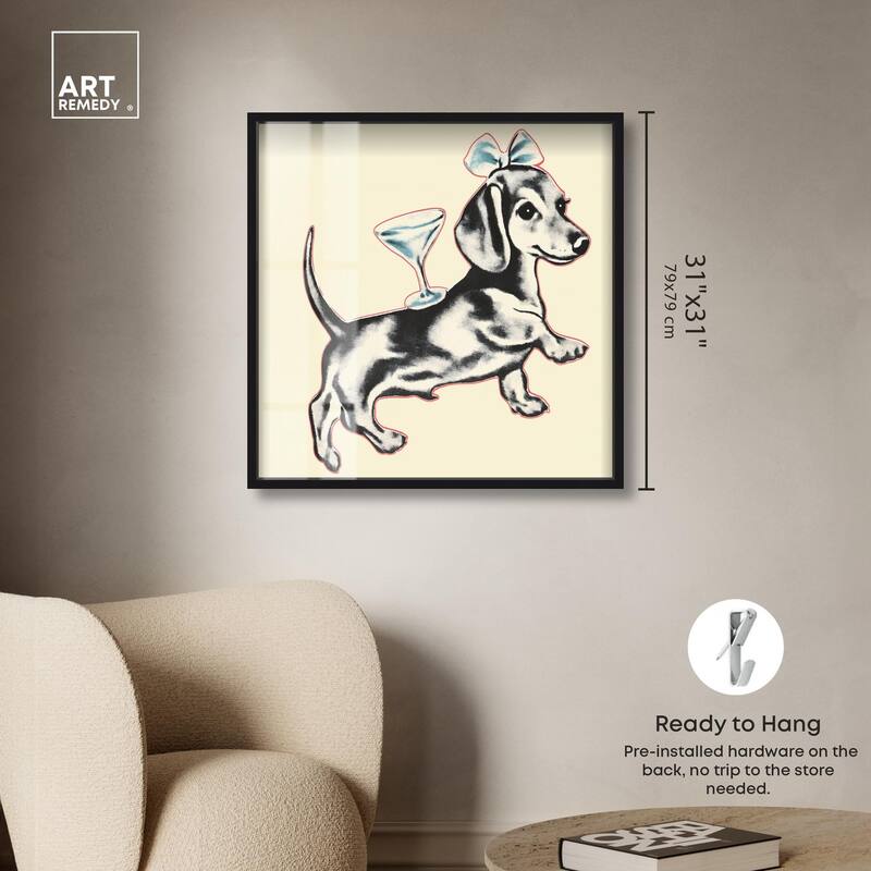 Martini Pup II Shadowbox by Art Remedy