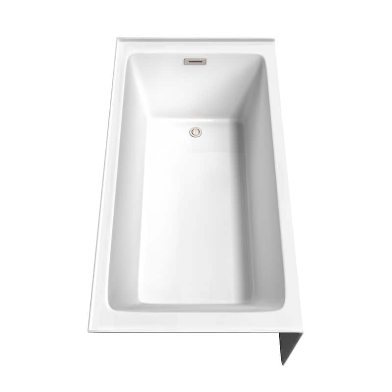 Grayley 60-Inch x 32-Inch Alcove Bathtub in White with Options