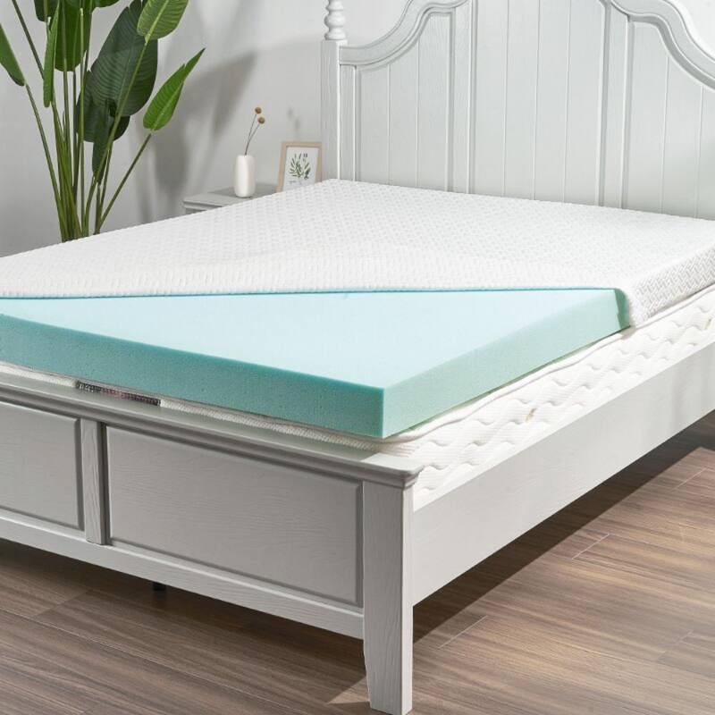 3 Inch White Memory Foam Mattress