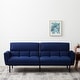preview thumbnail 6 of 35, Lucid Comfort Collection Futon Sofa Bed with Box Tufting