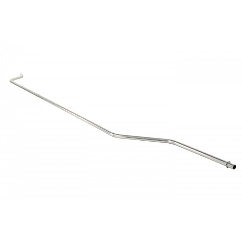 High Tank Toilet - Light Oak Flat Tank, Chrome Plated L Pipe and Elongated White Bowl Renovators Supply