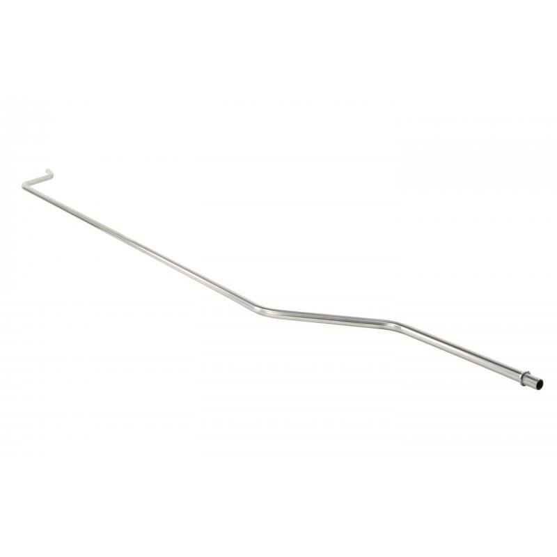 High Tank Toilet - Light Oak Wooden Raised Tank, White Elongated Bowl and Chrome L Pipe Renovators Supply