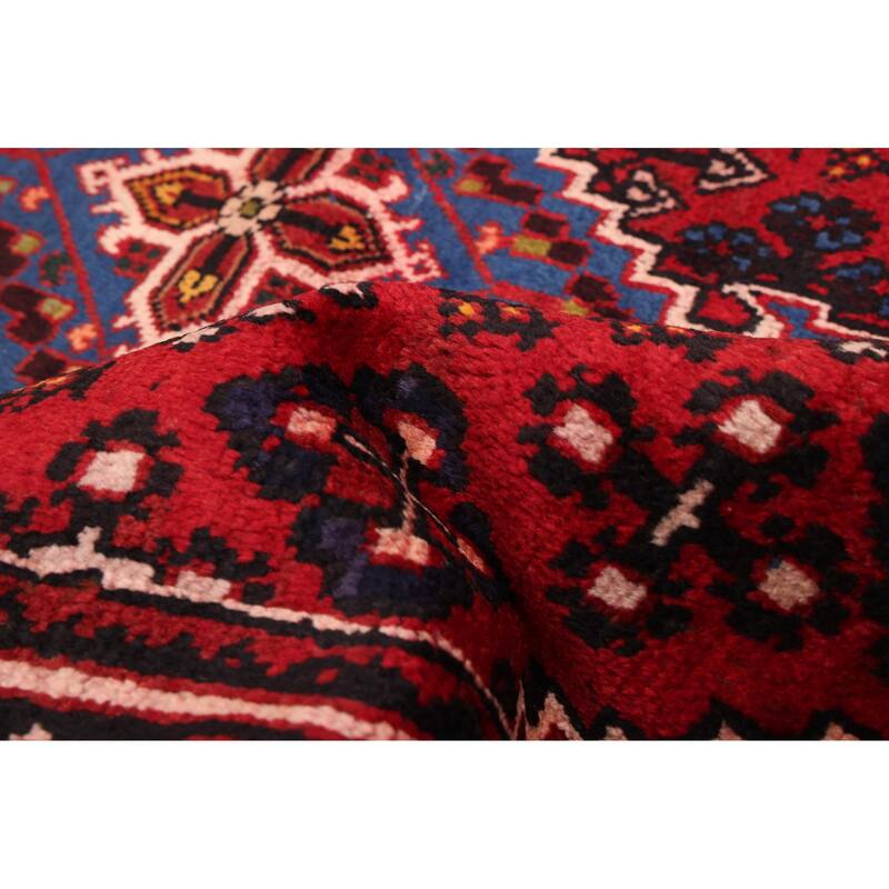 ECARPETGALLERY Hand-knotted Andelz Red Wool Rug - 4'0 x 6'4