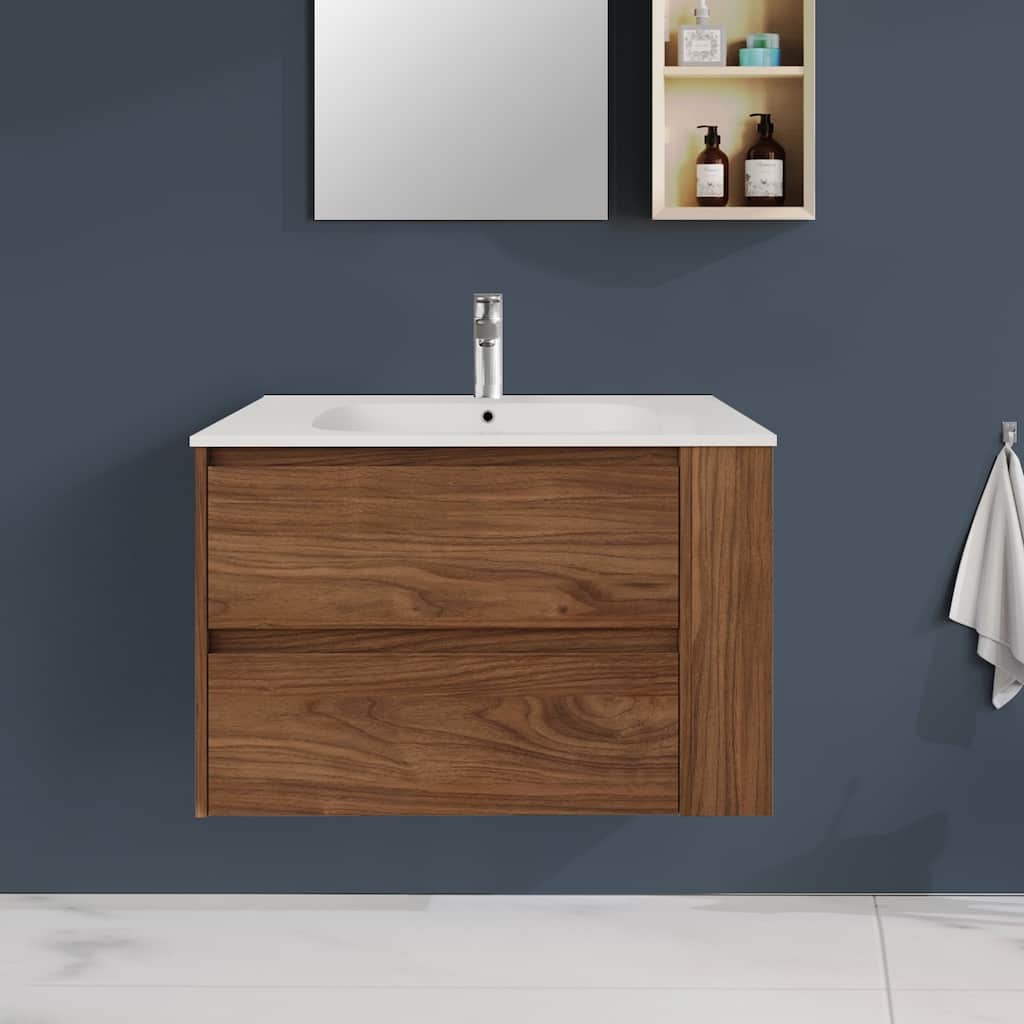 Topcraft Wall Mount Bathroom Vanities with Sink - 30"