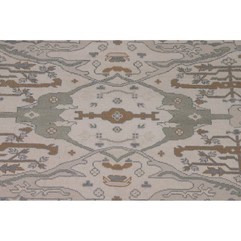 Oushak Square Area Rug Handmade Wool Carpet - 8'2"x 7'9"