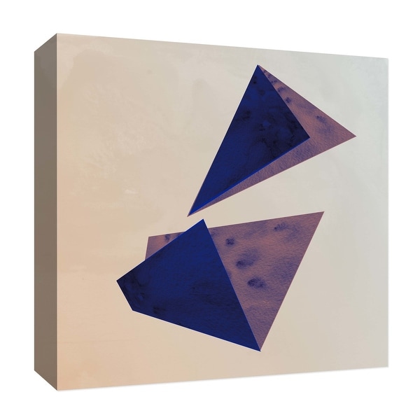 PTM Images 9-126888 PTM Canvas Collection 12" x 12" - "Geometric Shades II" Giclee Abstract Art Print on Canvas