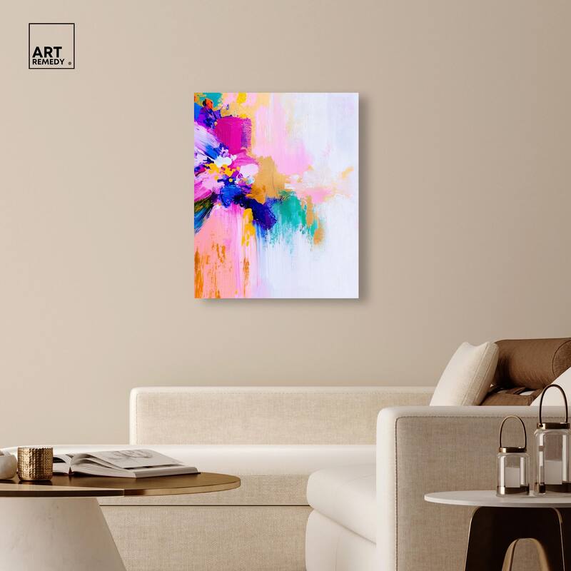 Contrast of Purity III Canvas by Art Remedy, Gallery Wrapped