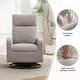preview thumbnail 40 of 84, HOMYKA Swivel Glider Rocker Accent Chair for Nursery with Side Pocket