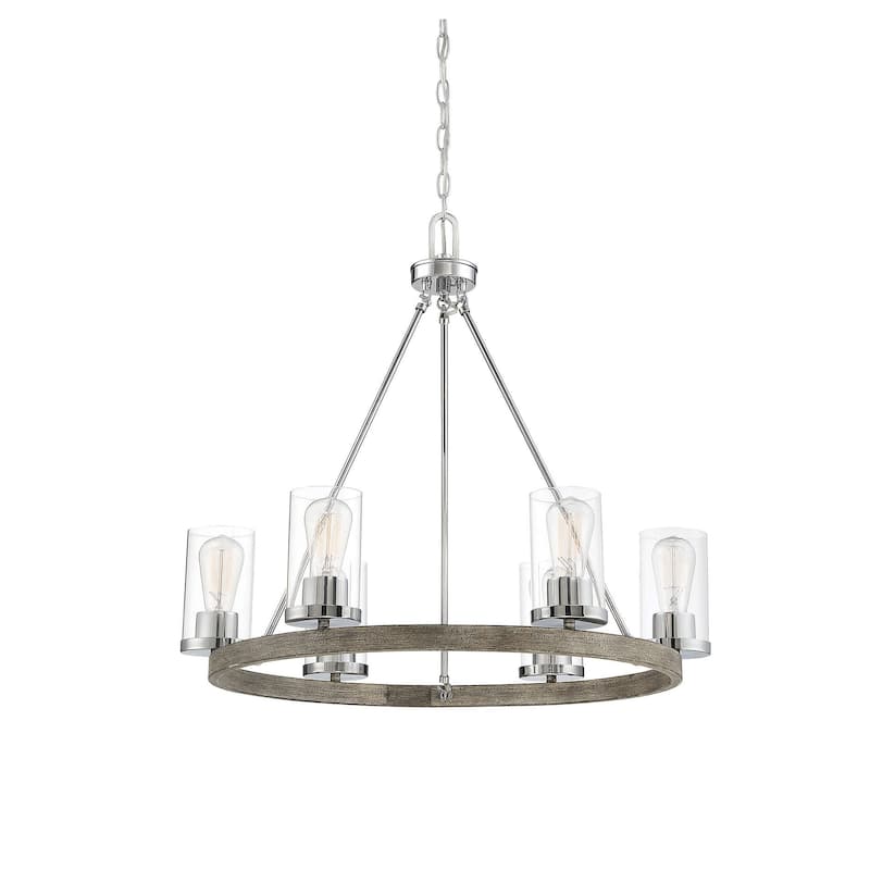 Meridian M10070 5 Light 27" Wide Ring Chandelier