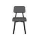 preview thumbnail 22 of 33, Amisco Clarkson Upholstered Dining Chair with Metal Legs