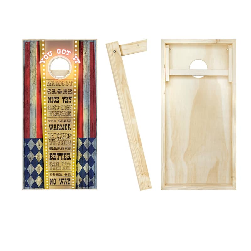 Americana Cornhole Set - Includes (8) Bags + Optional Accessories